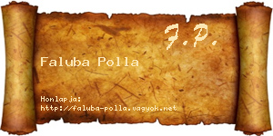 Faluba Polla névjegykártya